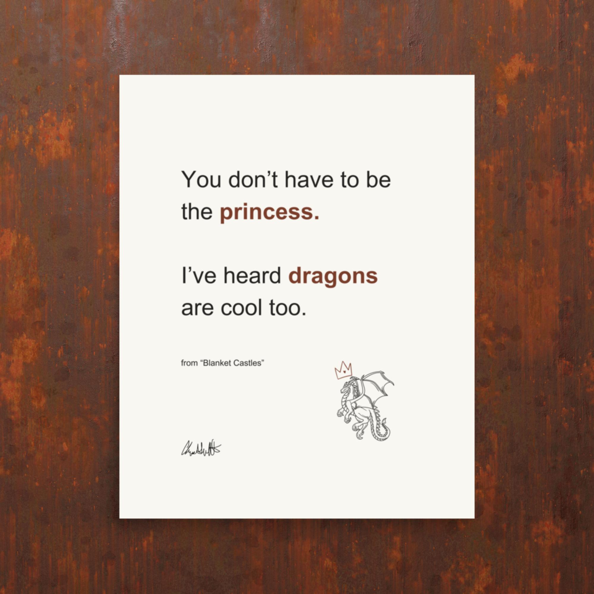 Blanket Castles Poetry Print – Empowering Wall Art - Image 3